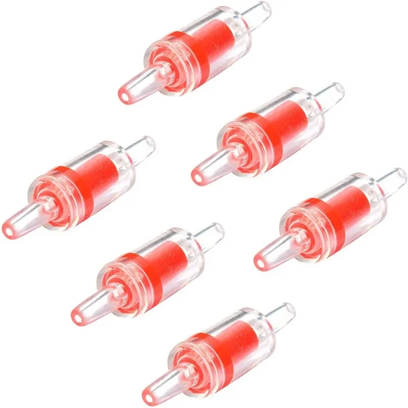 10pcs Aquarium Oxygen Pump Check Valves Fish Tank Plastic One Way Non-Return Check Valve Air Increasing Pump Accessories