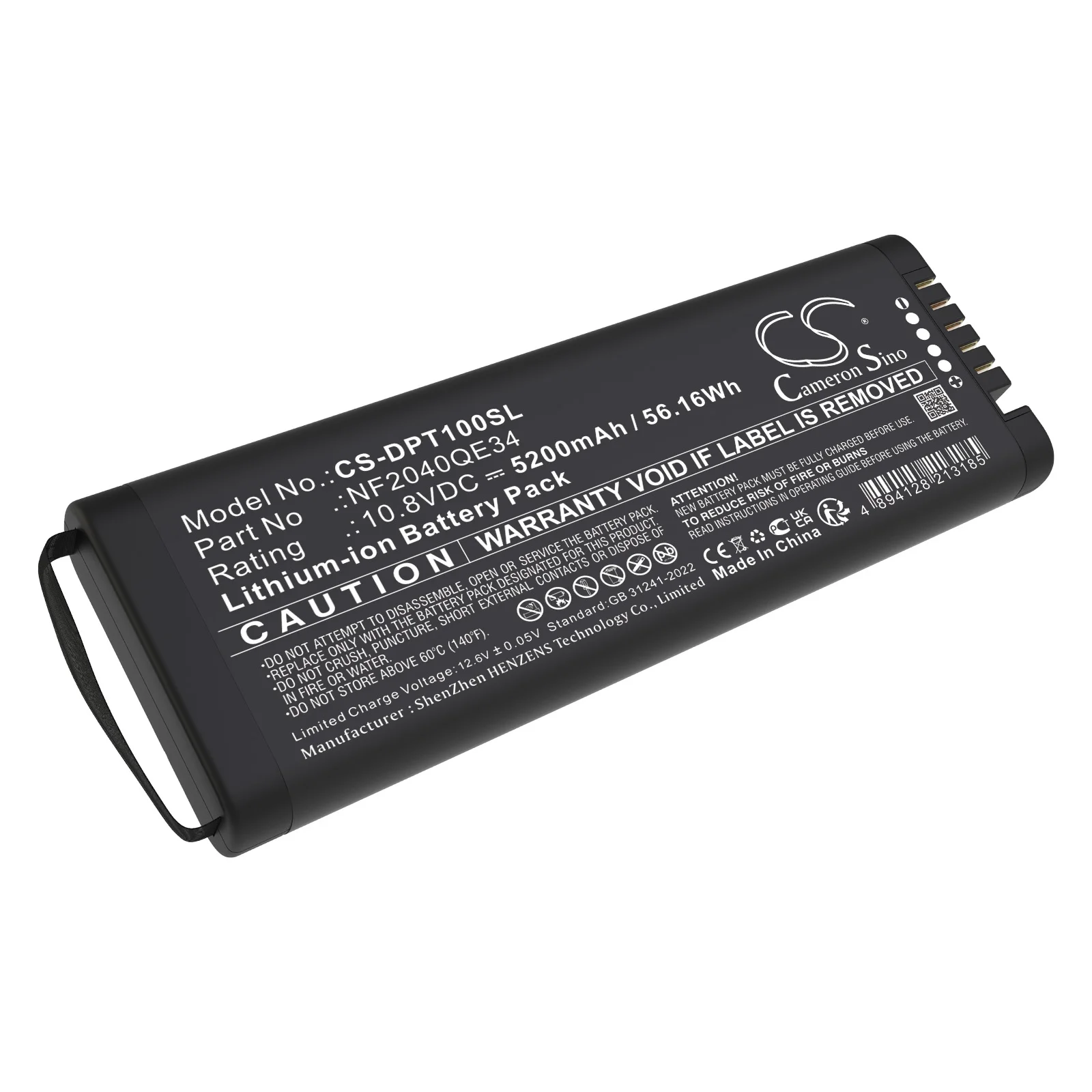 Replacement 10.8V 5200mAh Battery for Schiller AT102-G2, for Keysight U1610A U1620A, for Olympus EPOCH 650,For Defelsko PosiTest