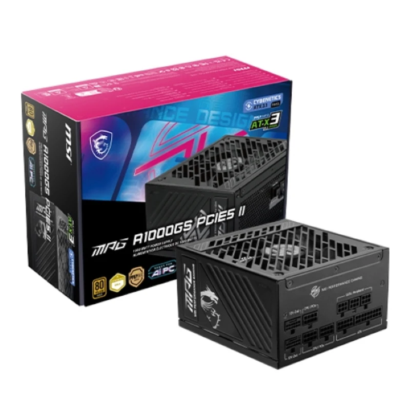 Msi Mpg A1000Gs Ii 80Plus Gold وحدات كاملة Atx3.1 مزود طاقة الكمبيوتر طاقة الكمبيوتر #1