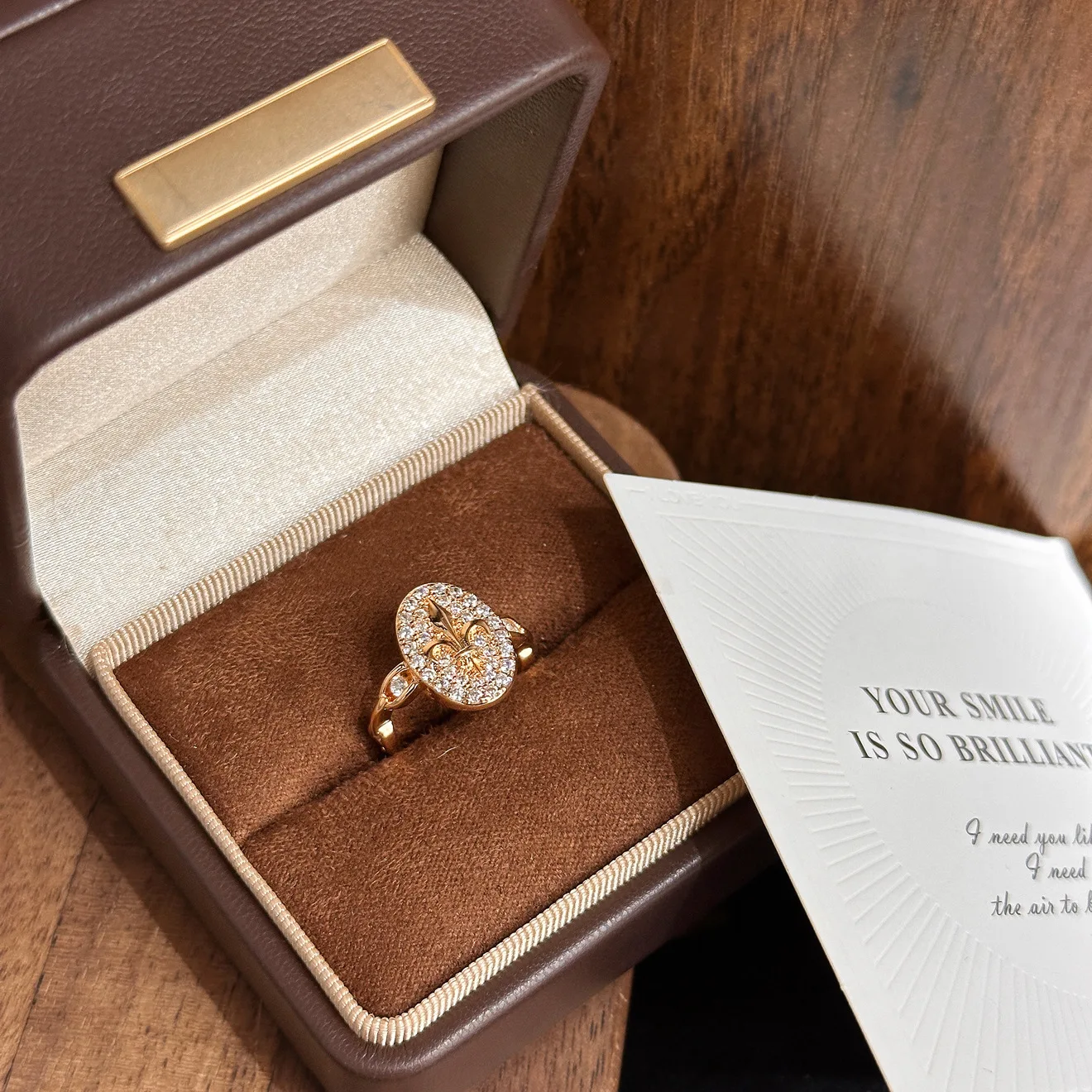 خاتم بلوم رومانسي قابل للتعديل للنساء، مجوهرات أنيقة مستوحاة من الطراز القديم، خاتم مكدس بسيط ورائع #5