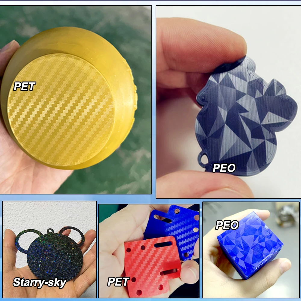 PEI Plate For Flashforge Adventurer 5X Build Plate 235x235mm PEO PET PES PEI Sheet Spring Steel Hot Bed for Adventurer 5M 5MPro