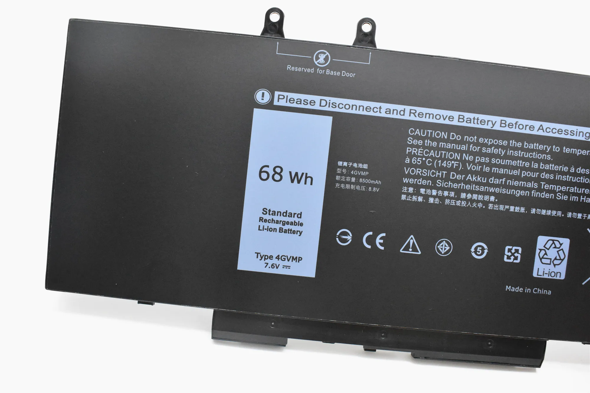 For, Dell 7.6V 68WH Latitude 5400 5410 5500 5510 4GVMP  7791 2-in-1 P84F P42E C5GV2 X77XY 9JRYT WJDPW RF7WM battery