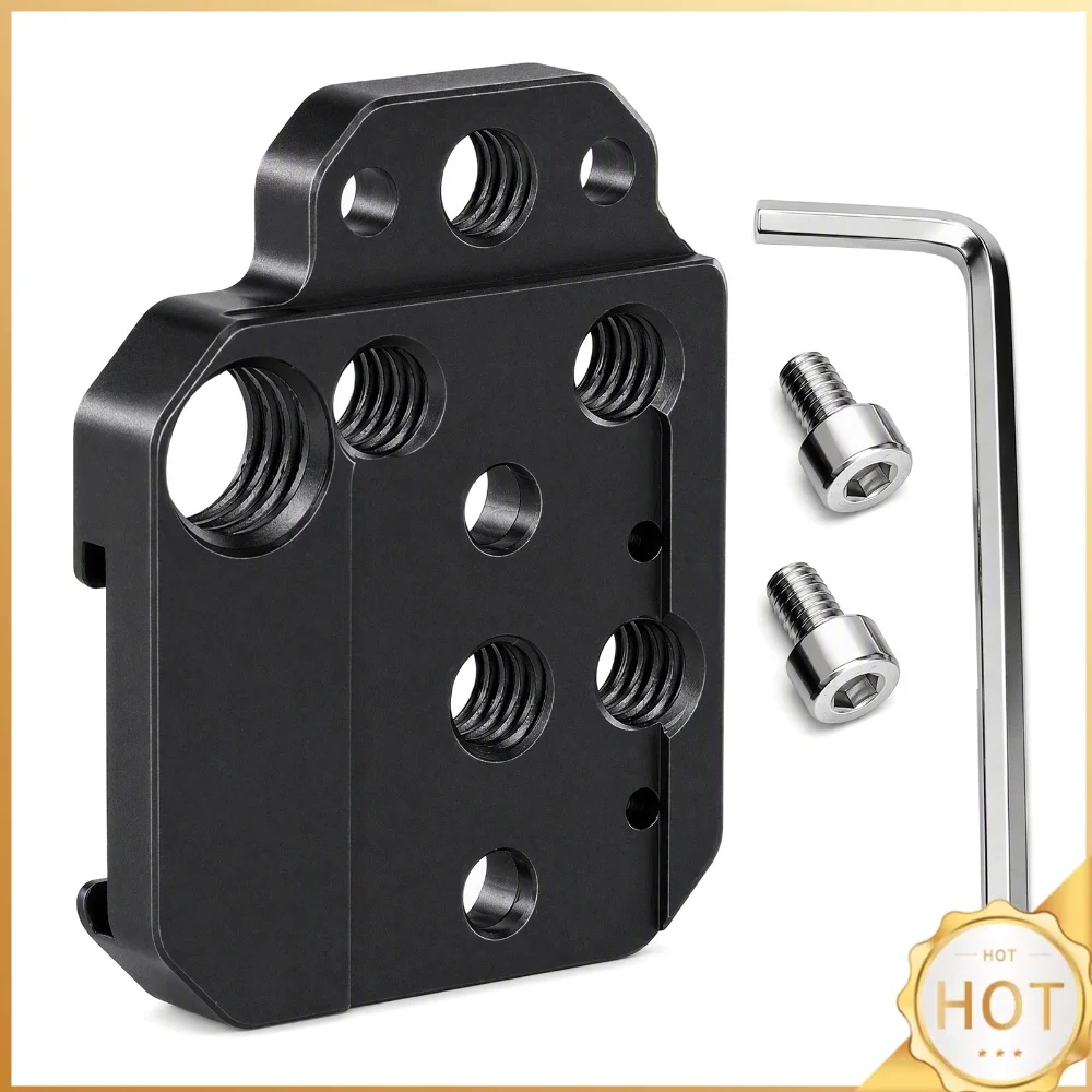 Aluminum Alloy Adapter Board Stabilizer Extension Plate Mic Light Adapter Extension Plate for Ronin RS3/RS2/RSC2/SC/S for Gimbal