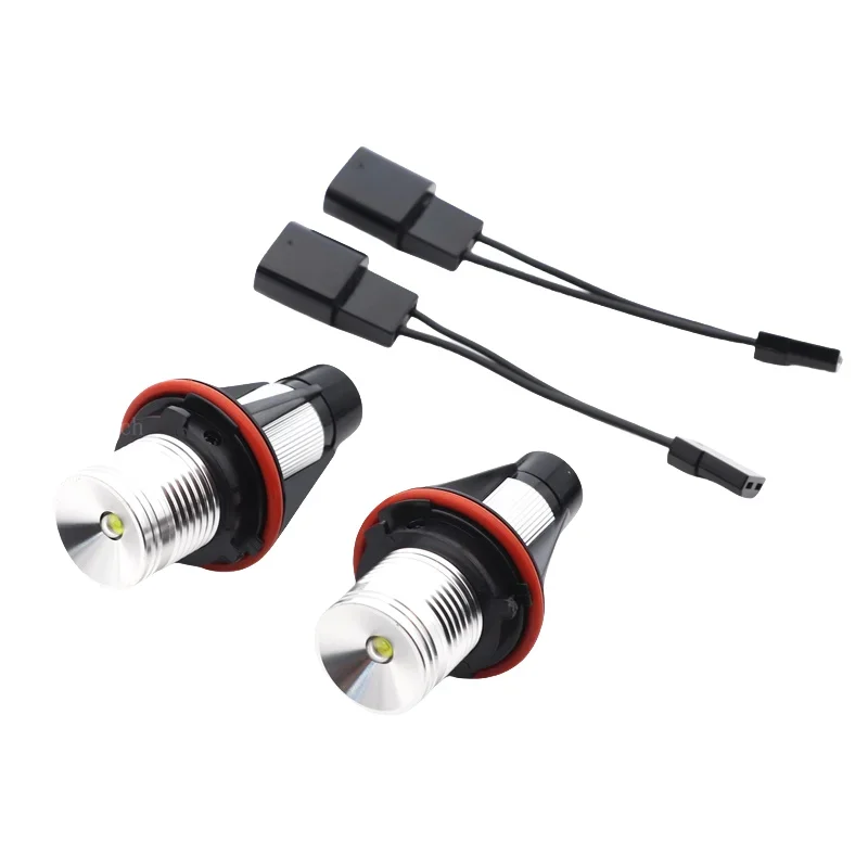 20W Angel Eyes LED  Marker Lights Bulb Replace For BMW E87 E39 M5 E60 E61 E63 E64 M6 E65 E66 E83 X3 E53 X5