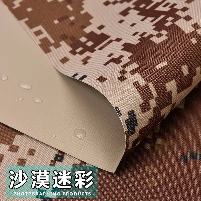 Verdikte waterdichte Oxford-doek 600D camouflagedoek PVC zelfklevende coating canvas luifel tentbagage buiten regendichte stof