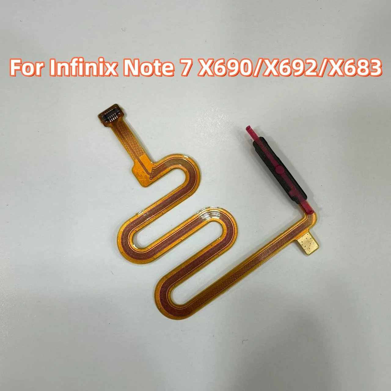 For Infinix Note 7 8 8i X690 X692 X683 Fingerprint Reader Touch ID Sensor Return Key Home Button Flex Cable