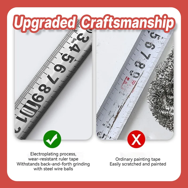 5/7.5/10M Meter Measuring Tape Self-Locking High Strength Steel Measuring Tape High Precision Wear-Resistant Measuring Tool