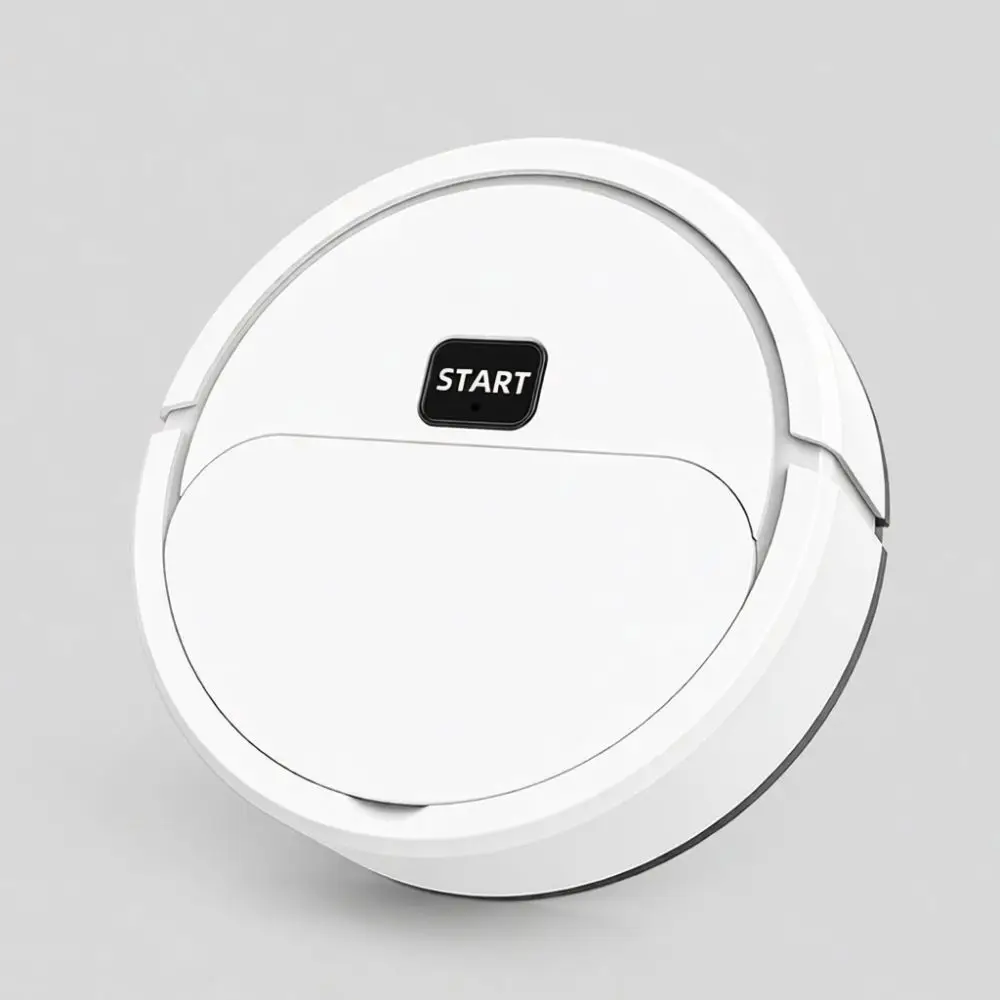 Portable Smart Sweeping Robot Household Vacuum Cleaner Floor Mop Combo Low Profile Design For Under Bed Cleaning