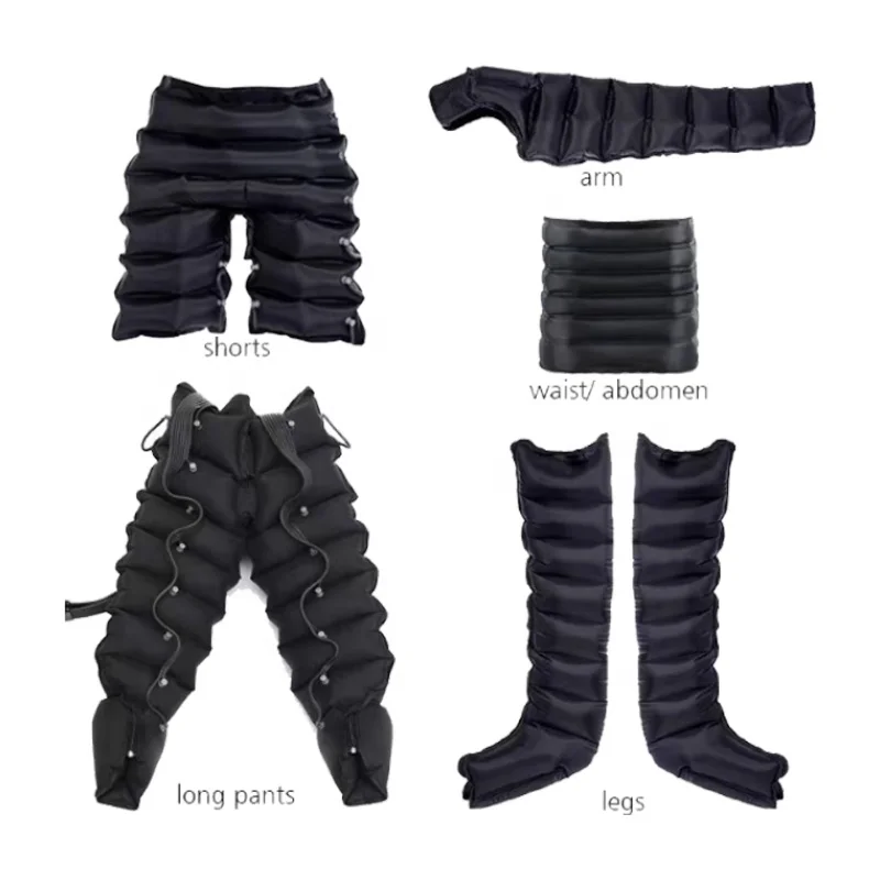 STLFNew Portable 6-Chamber Air Pressure Recovery Leg Massager Boots Massager