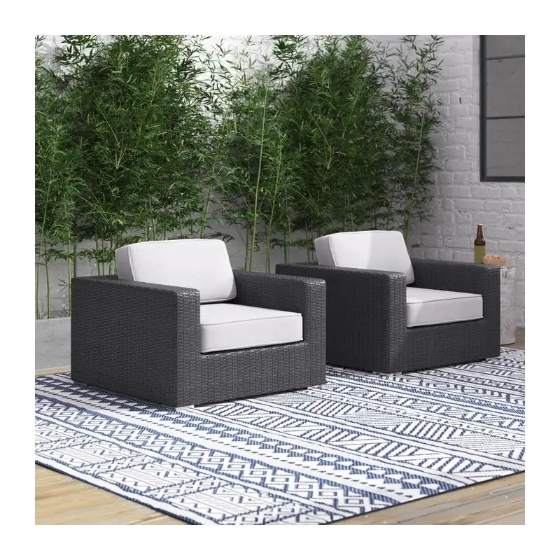 

Patio Chair Set with Cushions, Fully Assembled Outdoor Seating, Comfortable Garden Furniture for Relaxation, Ideal for Backyard