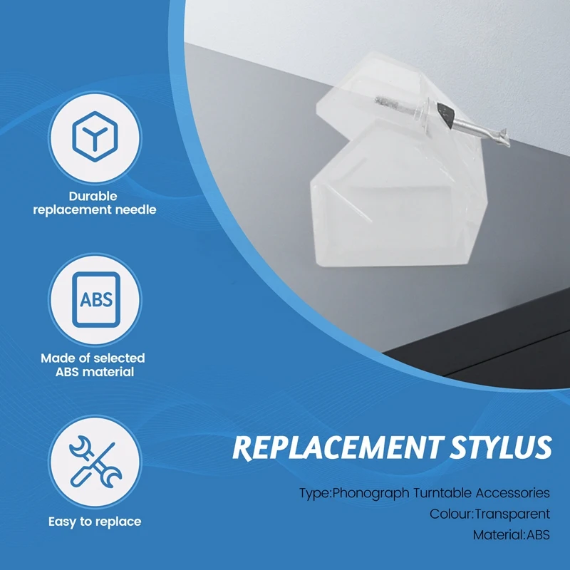 B03B-Replacement Stylus For Sanyo ST55D ST29D ST57D Goldring Elan Elektra LP Phonograph Turntable Accessories