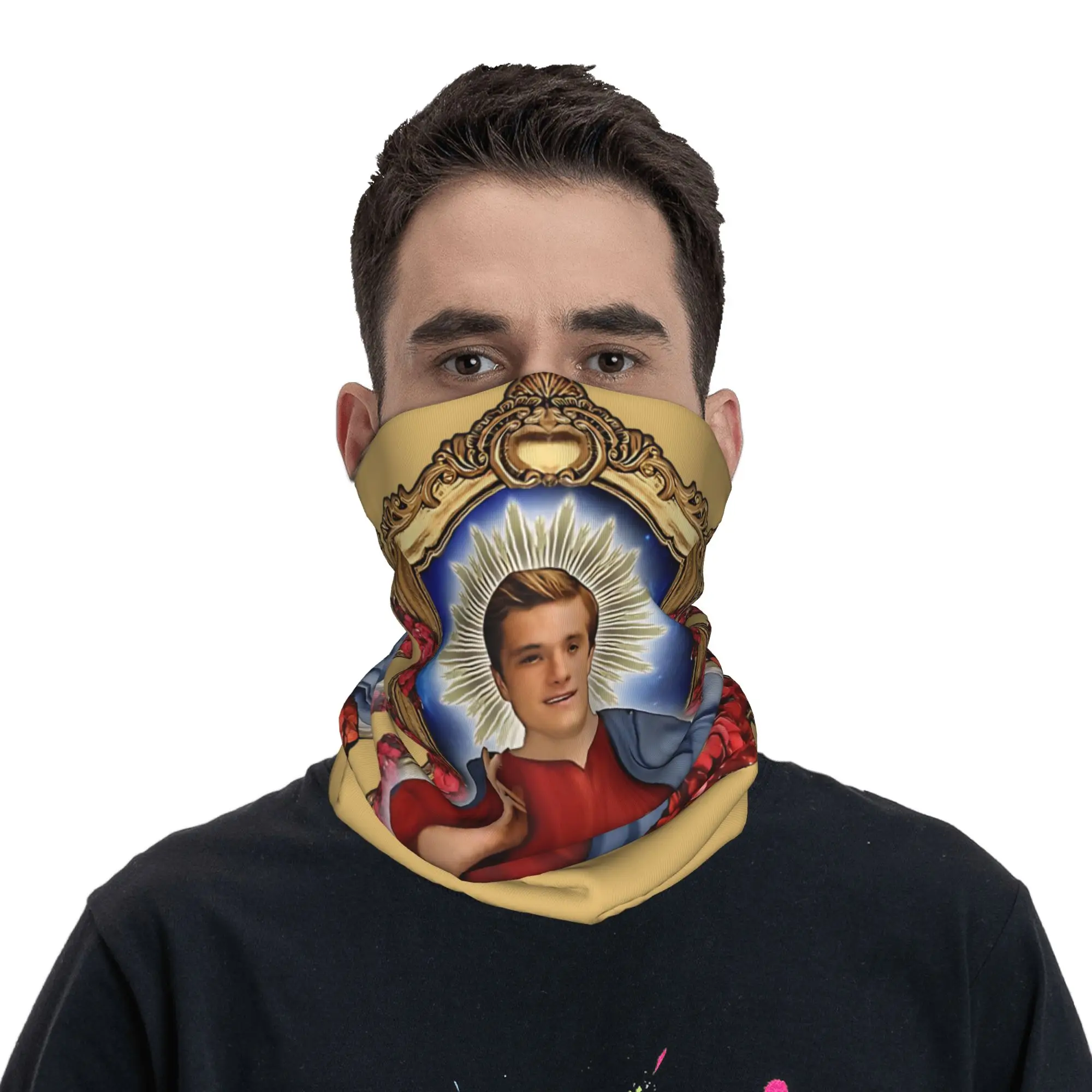 

Saint Josh Hutcherson Балаклава Охота Рыбалка Маски для лица Мужские забавные анти-УФ велосипедные маски Дышащие шарфы