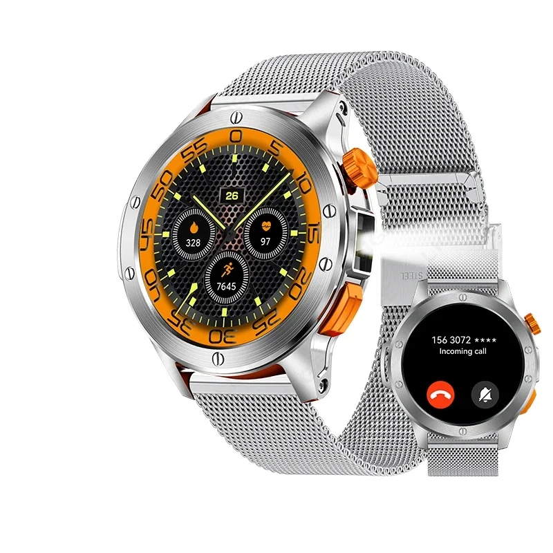 Reloj inteligente para hombre, pantalla HD, asistente de voz, BT, llamada inalámbrica, Monitor de ritmo cardíaco, reloj inteligente resistente al agua para XIAOMI HUAWEI