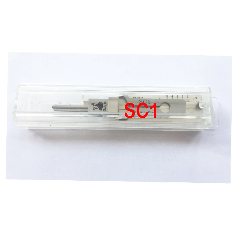 New Arrival Ganzua LISHI SC1 2 in 1 ock Pick for Open ock Door House Key Opener ockpick Set ocksmith Quick Tool