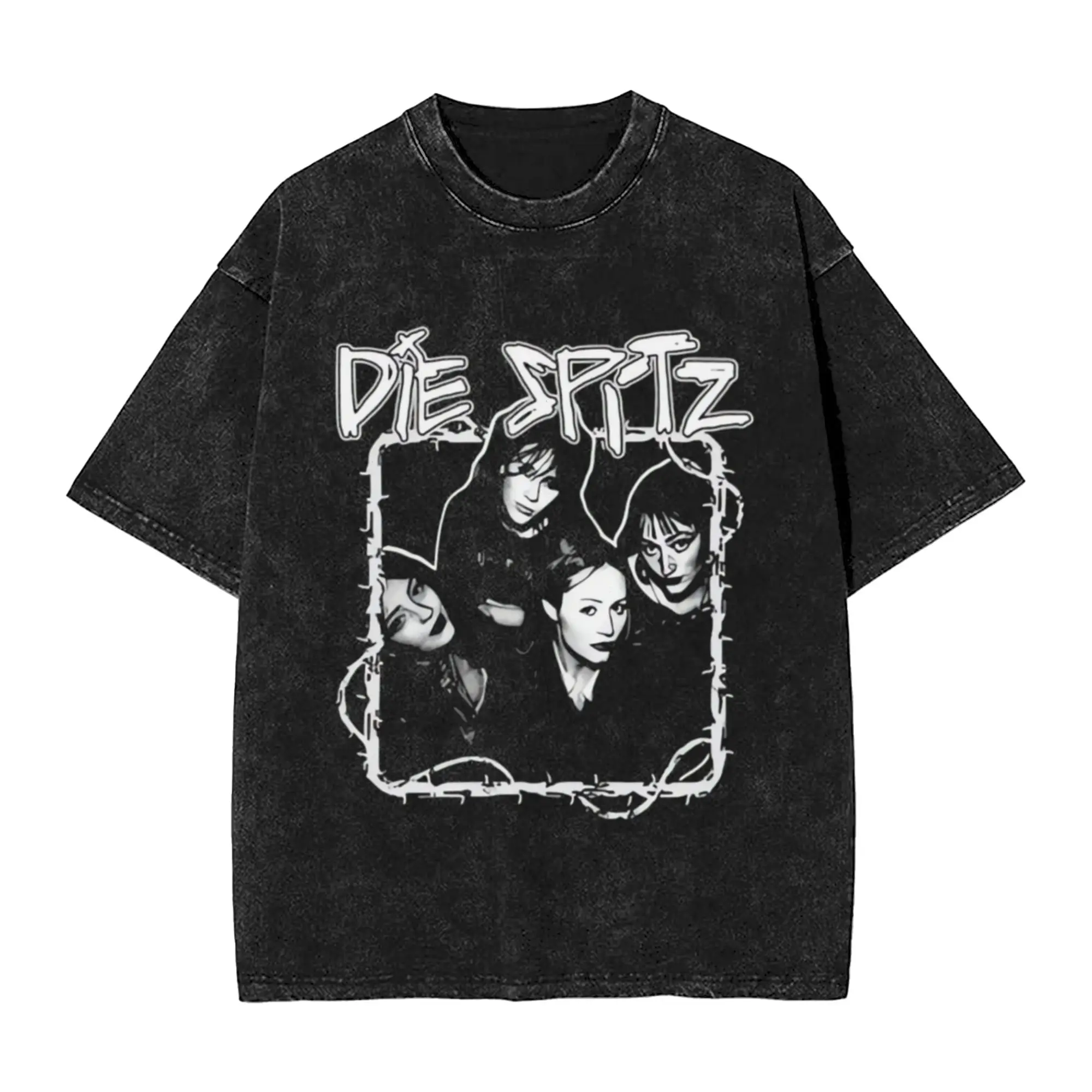 Grunge Guitarist Band Unique Chic A Vintage Oversized Cotton Unisex T-Shirts