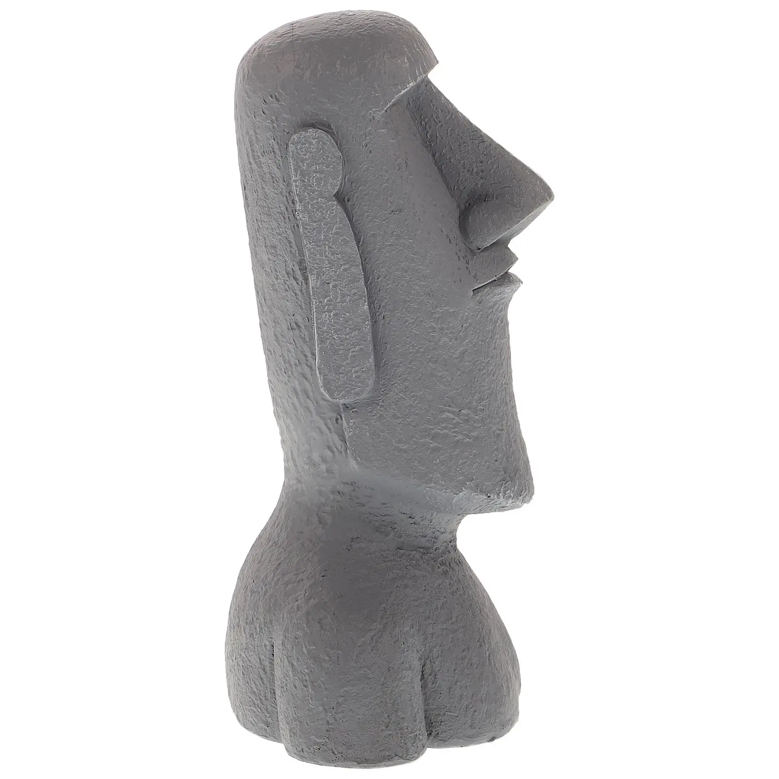 

Nordic Stone Statue Decoration Moai Resin Figurine Vintage Home Ornaments Cartoon Desktop Car Decor Durabl