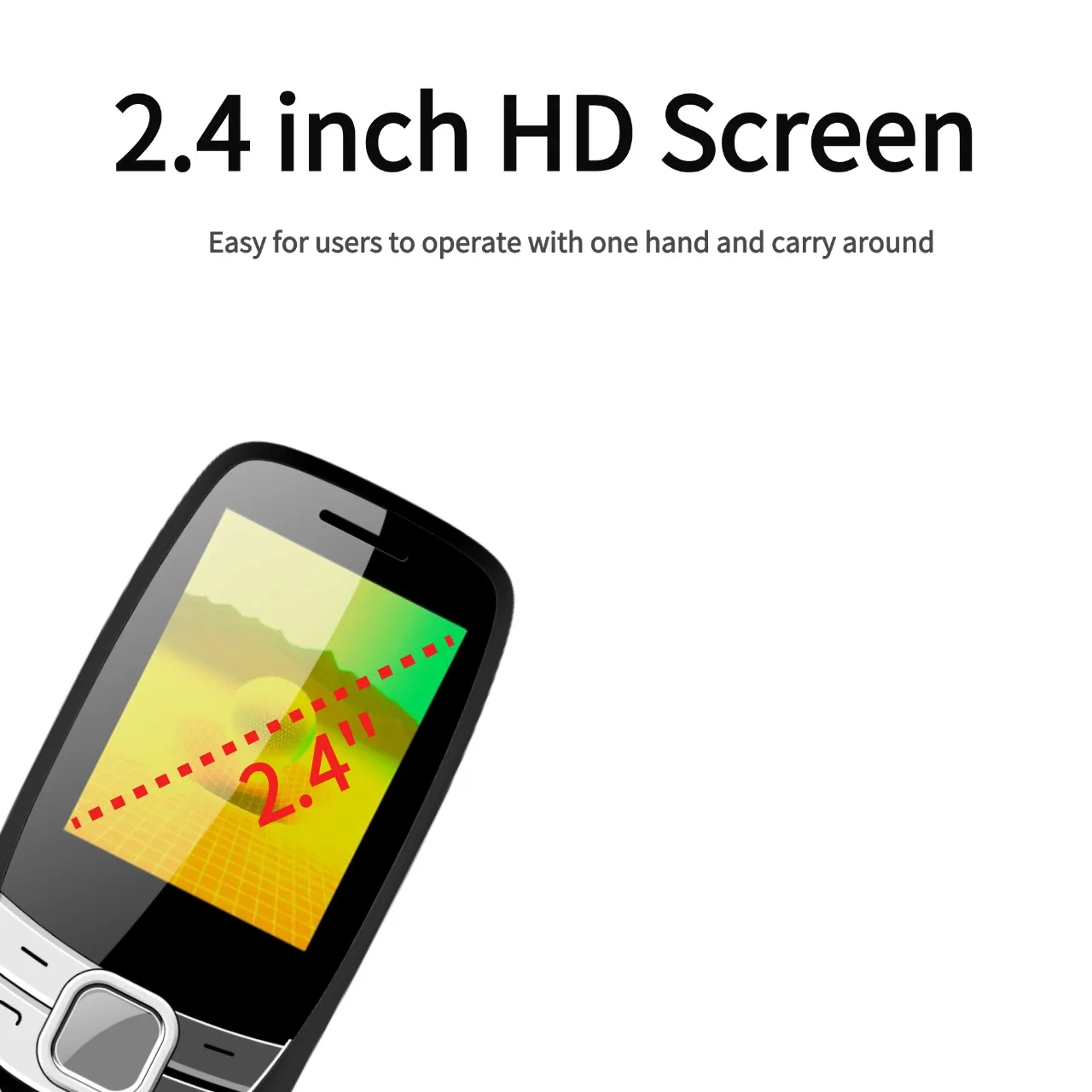 Mafam S6310 Budget Phone Large Button Senior Phone GSM 2G Loud Speaker 2.4" Large Display Bluetooth Thin Mobile Phones Unlocked