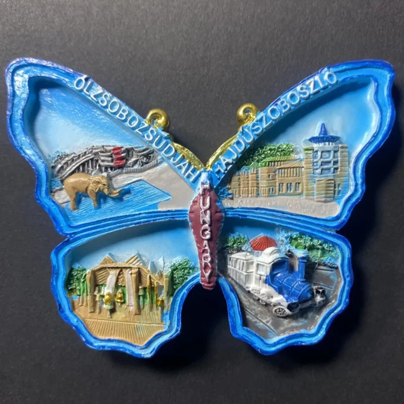 Europe Hungary 3D Fridge Magnets Tourism Souvenir Refrigerator Magnets Sticker Collection Handicraft Decoration Articles