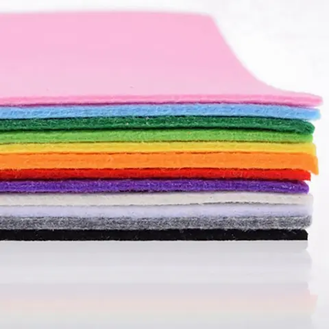 3mm 두꺼운 솔리드 컬러 부직포 펠트 패브릭 폴리 에스터 천 바느질 퀼트 DIY 수제 팩 인형 공예 재료 30*30cm