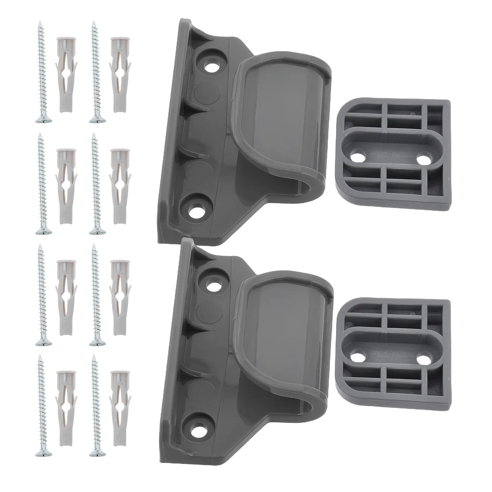 

1Sets Retractable Baby Pet Gate Grey Indoor Safety Barrier for Stairs Doorways Extendable Child Gate with Easy Install Hardware