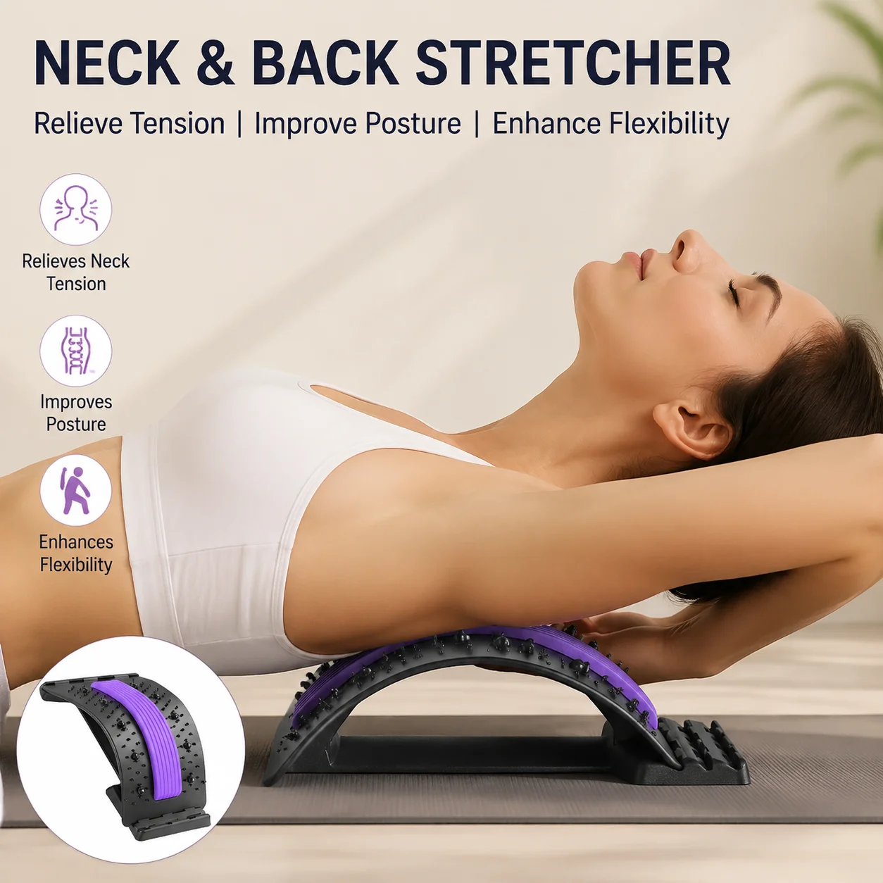 Lumbale rugstretcher massageap - Back Stretcher Lumbar recensie en prijs