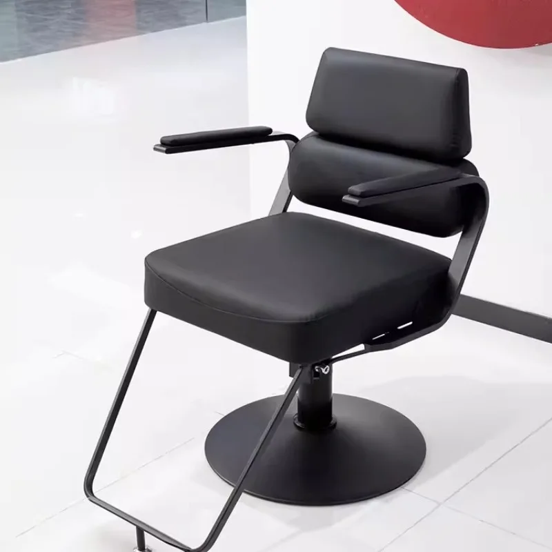 Internet celebrity barber shop chair hair salon special can lift high-end hair perm and dyeing area hair cutting chair electric