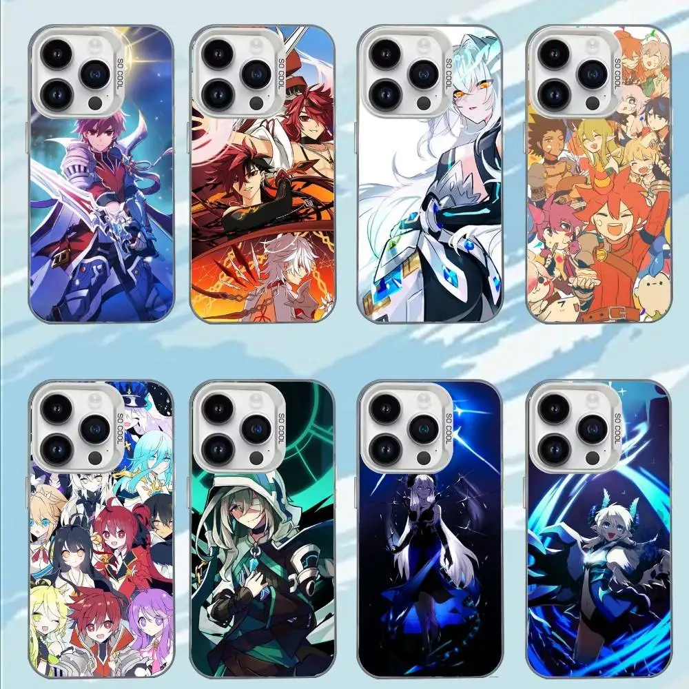 

Game E-Elsword Phone Case For iPhone 17,16,15,14,13,12,11,Mini,Pro,E,MAX White Matte Shockproof Cover