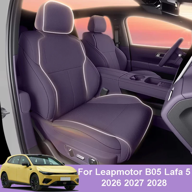 

Для Leapmotor B05 Lafa 5 2026 2027 2028, автомобильная всесезонная подушка сиденья, вентиляция, дышащий чехол на сиденье, аксессуары для интерьера