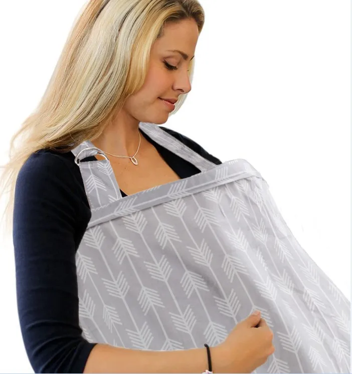 أمي الرضاعة الطبيعية التمريض المعطف غطاء تنفس تغذية الطفل التمريض يغطي قابل للتعديل الخصوصية المئزر في الهواء الطلق التمريض القماش