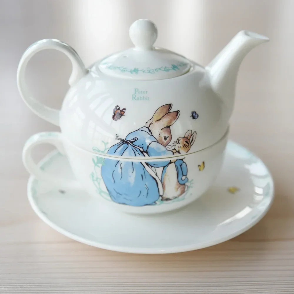 European afternoon tea tea set teapot cup saucer British bone China tea set single cup pot ceramic cartoon cute