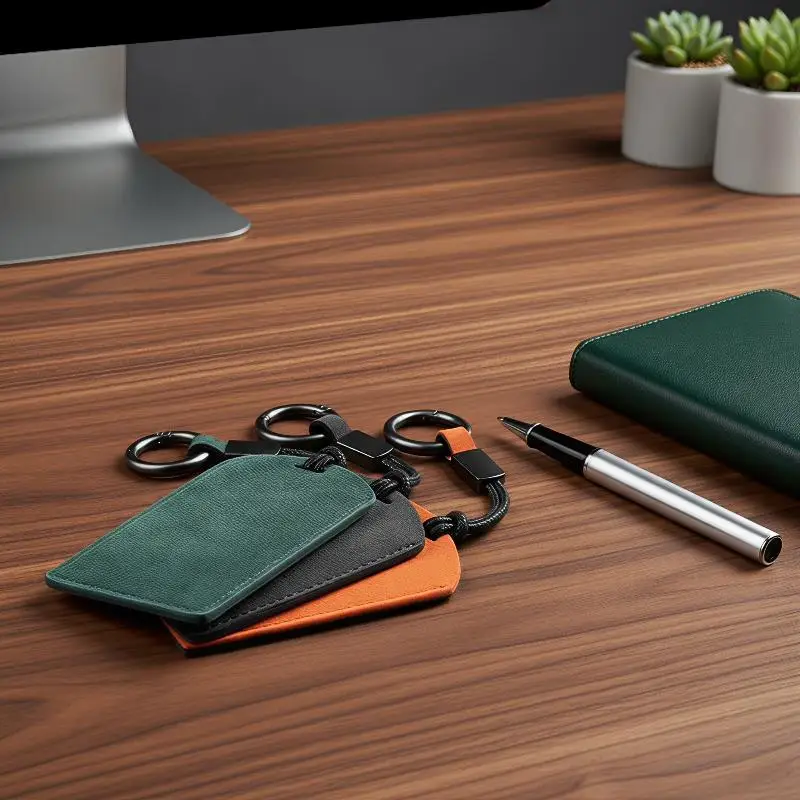 Mini Flip Real Leather Car NFC Card Sleeve Portable Suede Protective Shell For PVC NFC License Card Practical Automobile Interio