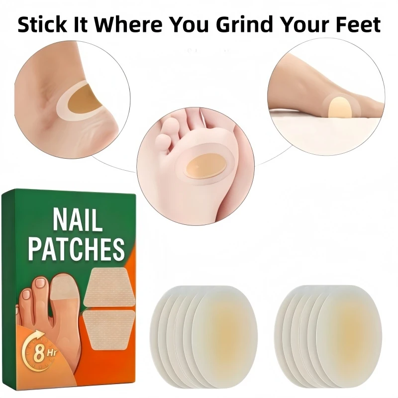 56 Gel Foot Patch Kit|Heel Patches and Forefoot Pads, Transparent, Invisible, and Abrasion-Resistant, Suitable for Everyday Walk