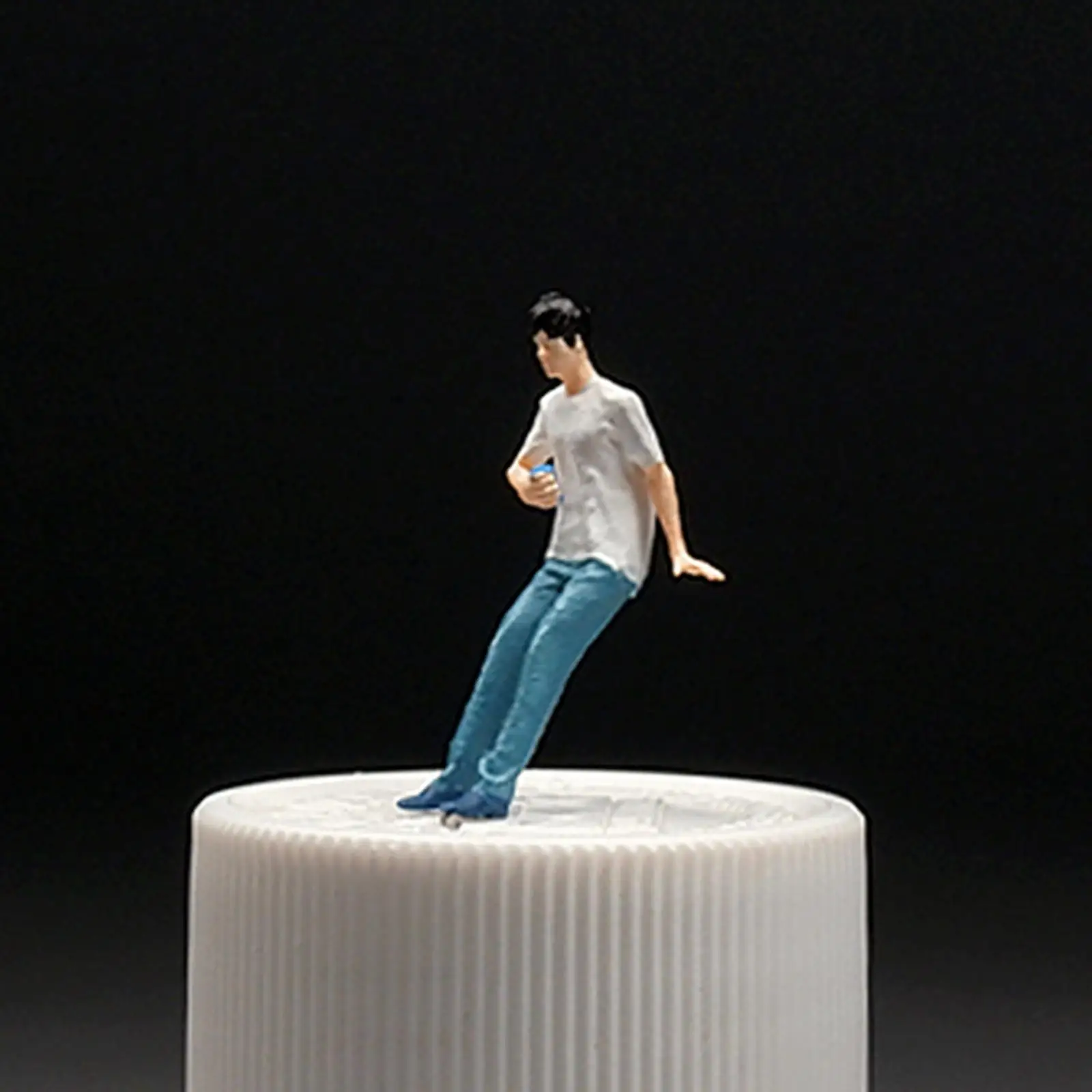 

1/64 People Figures DIY Crafts Hand Painted for Micro Landscapes Decor Collection