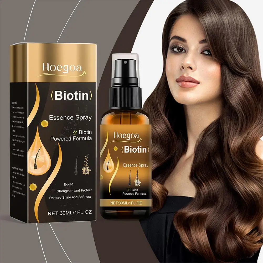 

Biotin Fast Products Anti Hair Loss Serum Spray Prevent Treatment Beard Baldness Beauty Men Scalp Hair Women Care A0O3