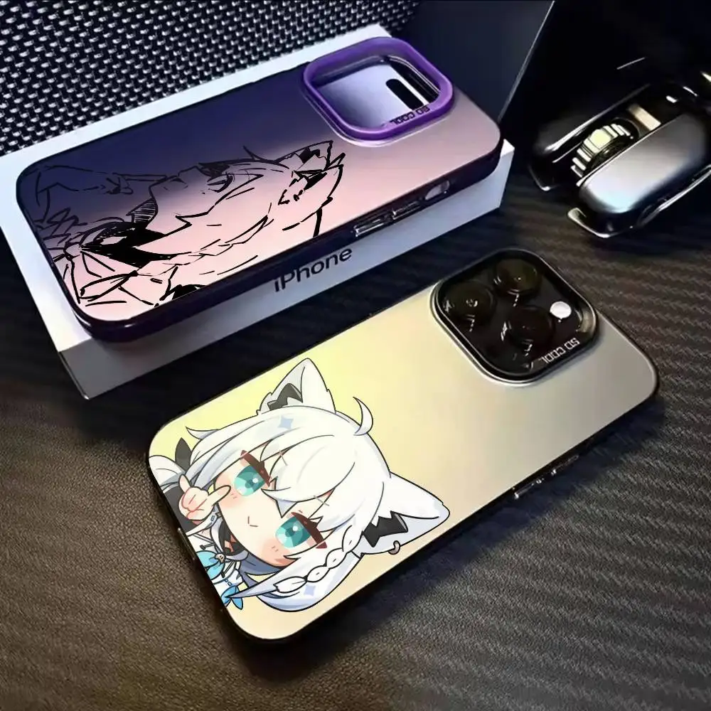 Shirakami Fubuki FBK Cute Anime Girl  Phone Case For iPhone 17,16,15,14,13,12,11,Mini,Pro,E,MAX Matte Shockproof