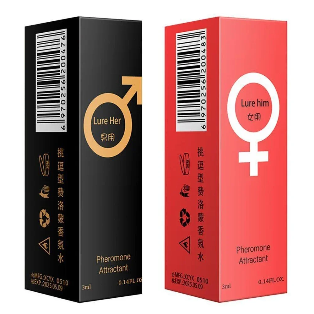 3ml Feromonowe perfumy afrodyzjakowe Kobieta Orgazm Spray do ciała Flirt Feromon przyciąga dziewczynę Zapachowa woda dla mężczyzn Smary 3Q11C