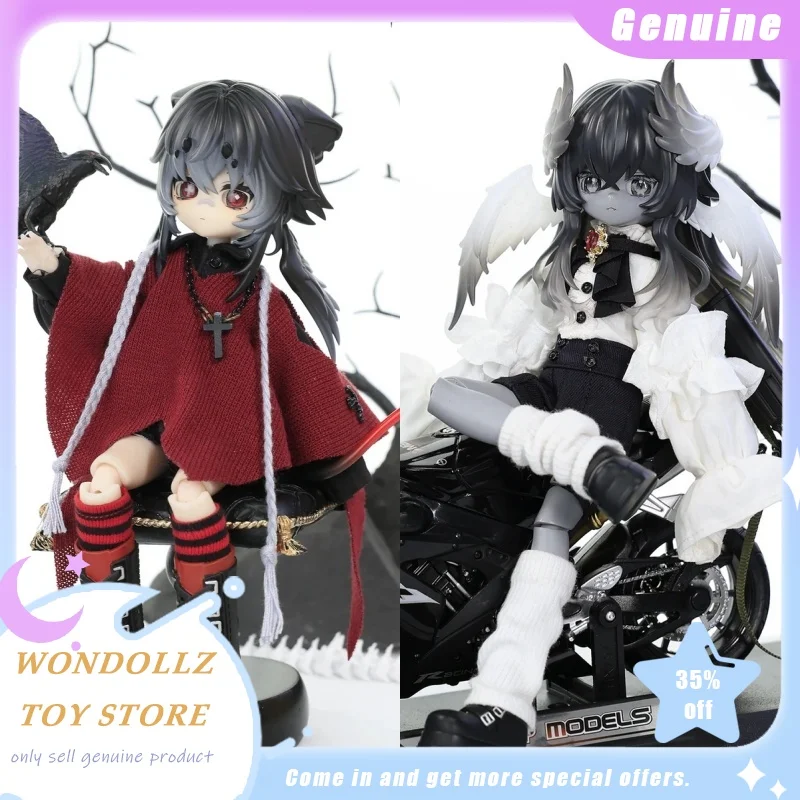 Miraidolls 1/8 Bjd Derailment Protocol Series Blind Box Cute Action Figure Desktop Ornament Collection Model Trendy Toy Gift