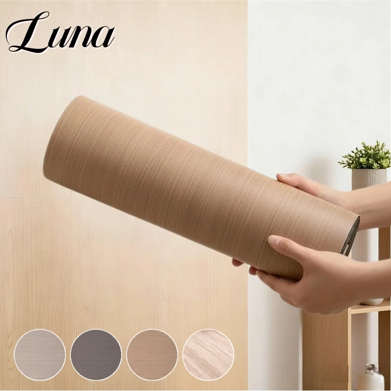 

Плотные самоклеящиеся обои с текстурой дерева для декора стен своими руками, водонепроницаемые, отклеивающиеся и приклеивающиеся, контактная пленка, наклейка на стену