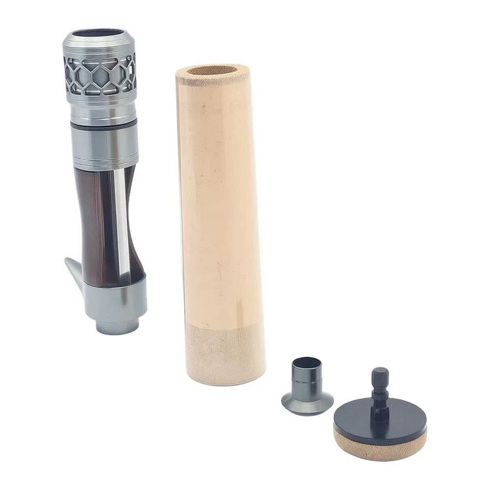 DIY For BFS Rod Handle Kit Hollow Wood Reel Seat Cork Grip Tube Front Rear For Fishing Rod Building Repair Parts Accessories view 4