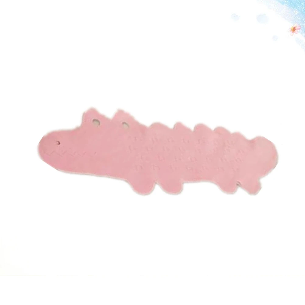 

Non-Slip Bath Mat Premium Tpr Cartoon Suction Cups Bathtub Floor Mat For Kids Green Moldproof Anti-Slip