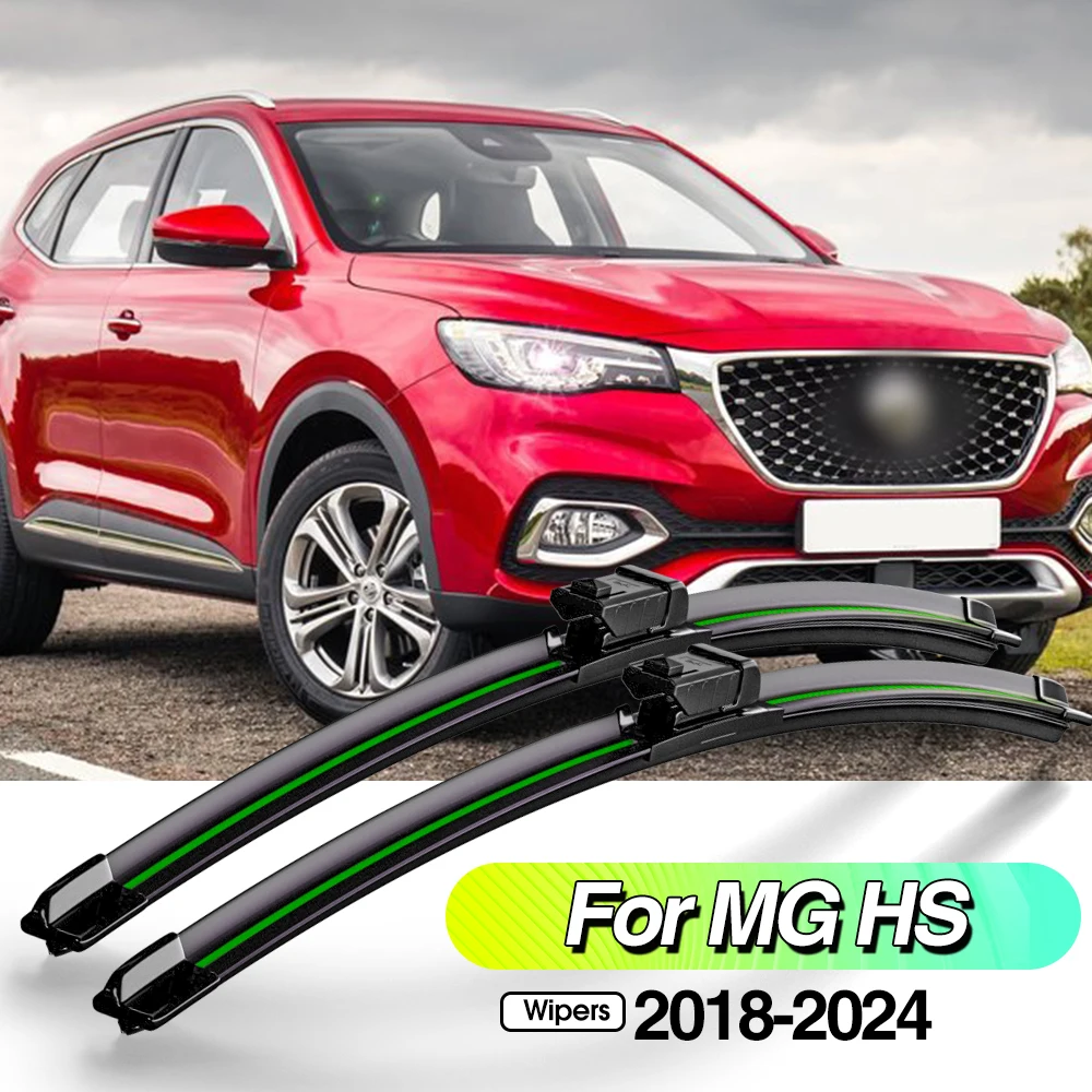 

For MGHS MG HS 2018-2024 2pcs Front Windshield Wiper Blades Windscreen Window Accessories 2019 2020 2021 2022 2023