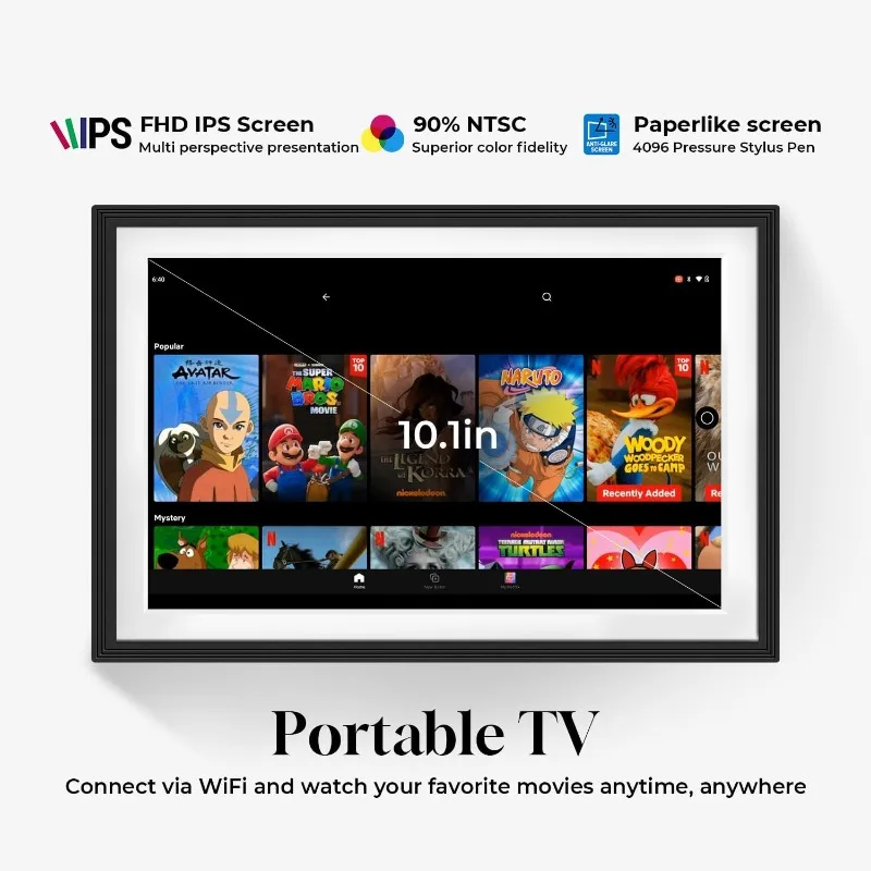 home.10.1” Smart Display with Anti-Glare Touchscreen | Digital Calendar,Voice Assistant&Home hub | Wall-Mou