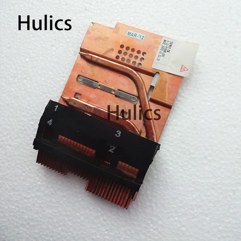 Hulics Used FOR CLEVO Terrans Force P180HM 6-31-P180N-102 6-31-P180N-202 Laptop Cooling Fan CPU Cooler Heatsink