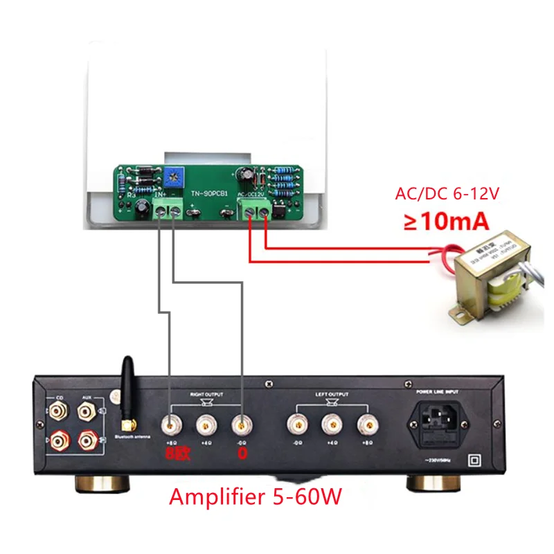 VU مستوى متر ستيريو Preamp مُضخّم صوت لوح مؤشر DB Preamp صوت قوة عداد مع سائق مؤشر بإضاءة خلفية