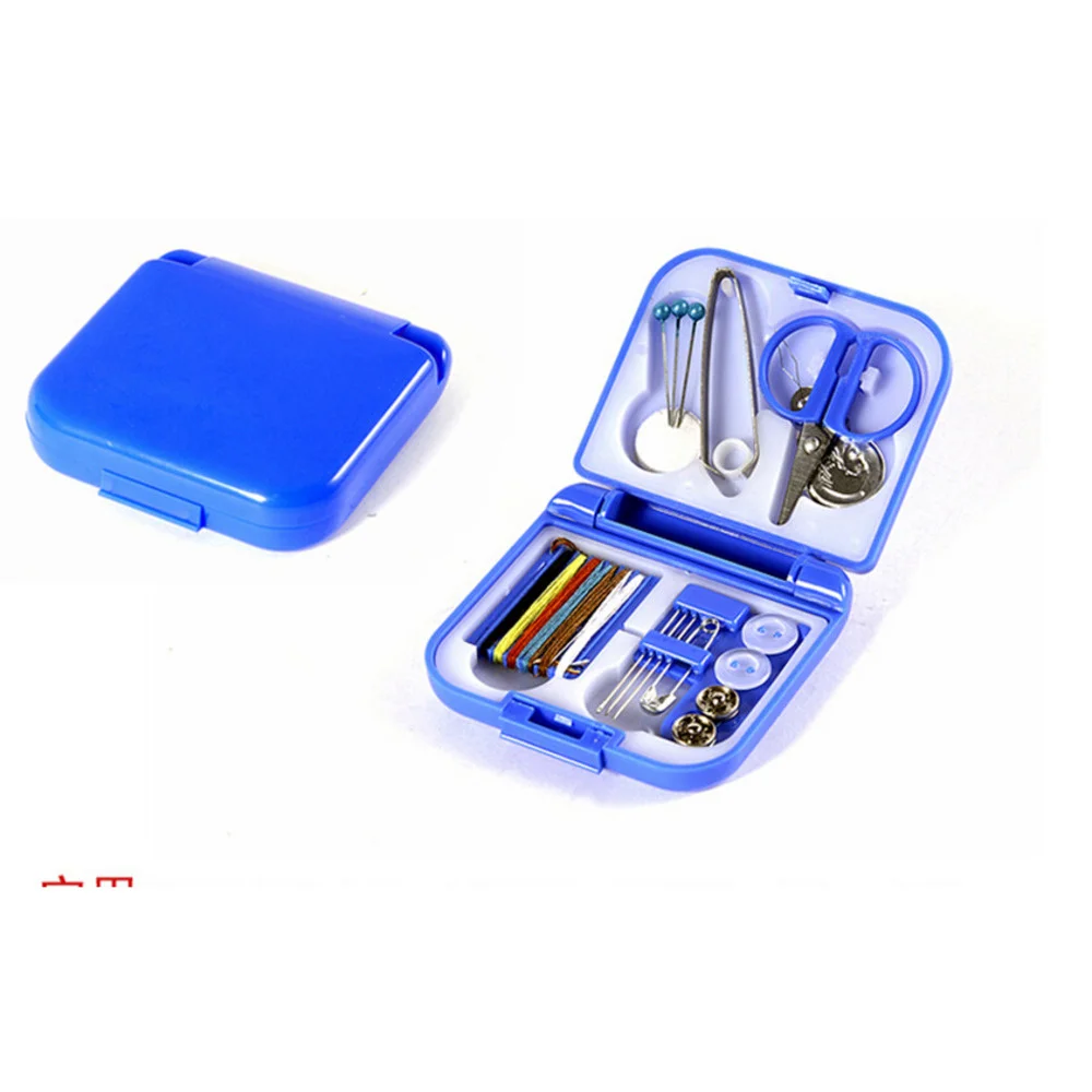 300pcs Portable Travel Sewing Kits Box Needle Threads Scissor Thimble Home Tools