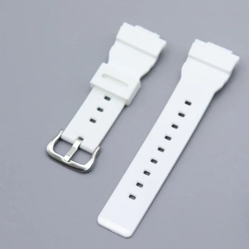 Resin Rubber Strap For Casio baby-g BA-110/120/111/112 Replace WatchBand 14mm Sport Waterproof Wristband Belt Accessories Band