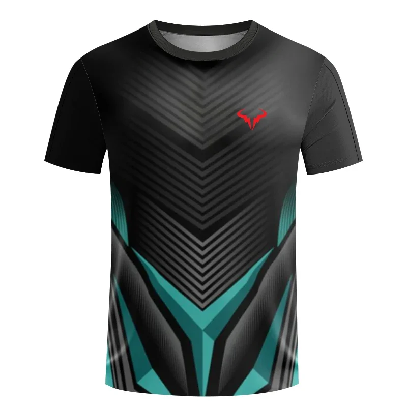 

Mens Short Sleeve Sport T Shirt Quick Dry Running T-shirt Breathable Mesh Tops Football Table Tennis Gym Clothes Summer Tee