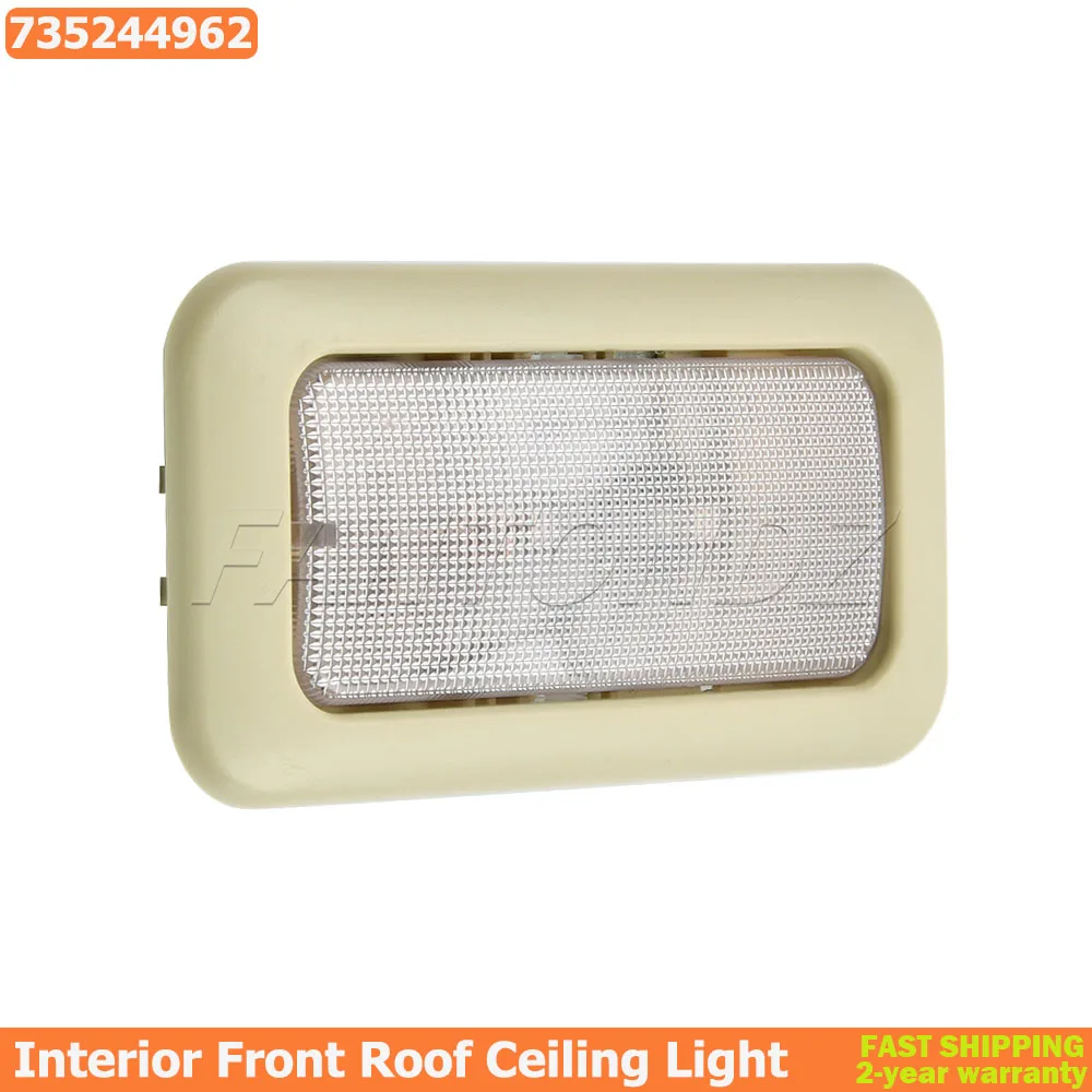 Interior Front Roof Light Lamp 735244962 For Peugeot Boxer Fiat Ducato Citroen Relay 2007-2024 Front Ceiling Light Lamp
