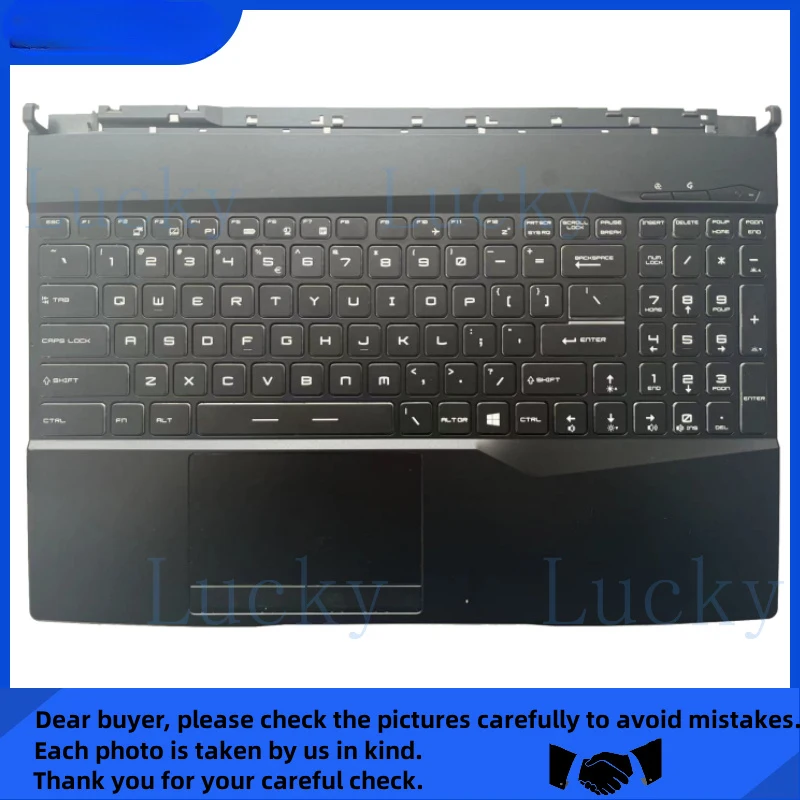 

Новый верхний корпус для MSI Alpha 15 MS-16U6, чехол для подставки для рук, клавиатура с цветной подсветкой