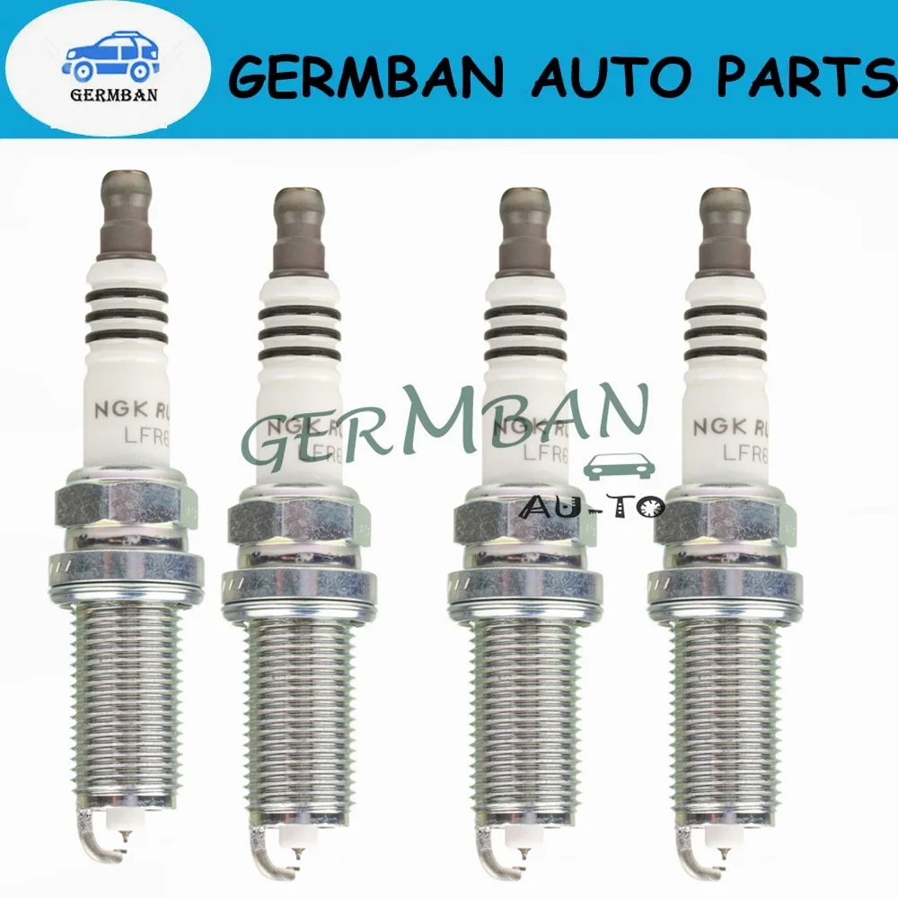 

LFR6BHX Spark Plug 4PCS cpmpatible with Mercedes-Benz Mitsubishi Galant 2.4 Subaru Suzuki Hyundai Genesis Coupe